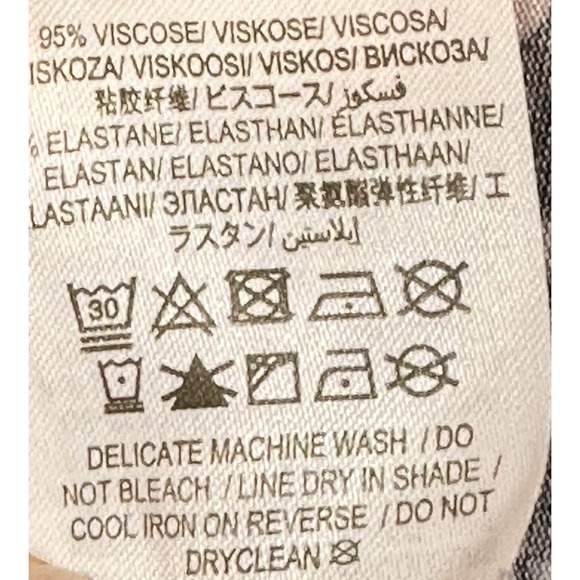 Boden Womens Black White Floral Dress Size 12R‎ Long Sleeve Ruffle Neck Boho - Picture 11 of 16